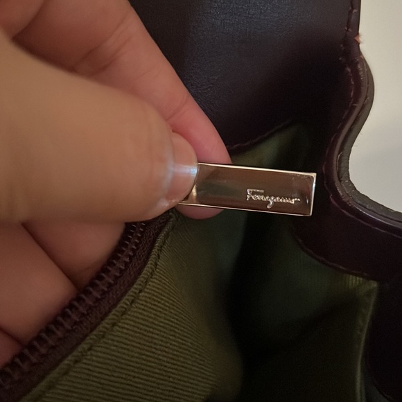 Salvatore Ferragamo Purple Tote Bag - Picture 5 of 11